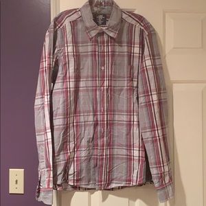 Men’s L plaid shirt.  By L.O. G. G.
